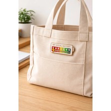 Shu Coffee My Social Battery Pin-Rozet | Çanta, Kot Ceket ve Sırt Çantası Aksesuarı