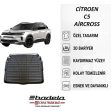 Badela 2019-2024 Citroen C5 Aircross Bagaj Havuzu (Alt Kademe, Geniş Alan Kullanım) 3D Kauçuk