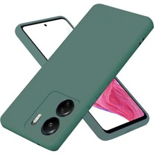 TeknoKapsül Redmi 13C Kılıf First Silikon - Koyu Yeşil