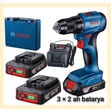 Bosch Gsb 185 Li Darbeli Göstergeli 3 × 2 Ah Batarya