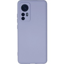 TeknoKapsül Mi 12 Kılıf Nano Içi Kadife Silikon - Lila