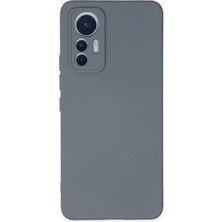 TeknoKapsül Mi 12 Lite Kılıf Nano Içi Kadife Silikon - Gri