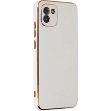 TeknoKapsül Galaxy A03 Kılıf Volet Silikon - Beyaz