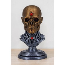 Hunga Cyberpunk Skull Büst Figür