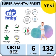 Air Baby Süper Avantaj Paket x Large Bebek Bezi 6 Numara 132 Adet (3 Paket) 15+ kg