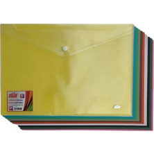 Stilo A4 Fon Kartonu Çıtçıtlı Dosyalı 120 gr ( 10 Renk)
