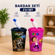 Bak Gel Al Bakgelal Akıllı Tavşan Momo ve Arkadaşları ve Pırıl Lisanslı Pipetli Çocuk, Eğlenceli Parti Bardağı