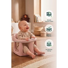 Wumboo Bebek Banyo Oturağı - Mama Oturağı Vakum Tabanlı Bebek Oturağı Pembe