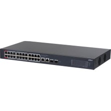 TeknoKapsül Dahua CS4228-24GT-375, 24PORT, Gigabit, Poe 375W, 2 Port Uplink, 2 Port Sfp Gigabit Combo, Cloud Yö