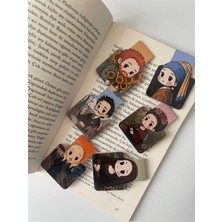 Tiny Stories TR Chibi Sanatçılar Serisi Mıknatıslı Kitap Ayracı Seti 6 Adet