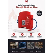 AC Aydınlatma Elektrik Panosu Otomatik Yangın Söndürücü Isıya Duyarlı Pano Içi Yangın Güvenlik Sistemi