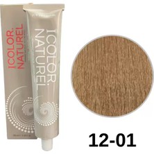 IColor Naturel Icolor Natural Tüp Boya 100ML. 12-01 Küllü Platin