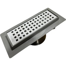 Veka 20 cm Paslanmaz Çelik Lineer Duş Kanalı