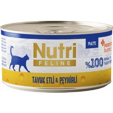 Colezium Nutri Feline Pate Tuk Etli ve Peynirli Tahılsız Kedi Konservesi 70 gr