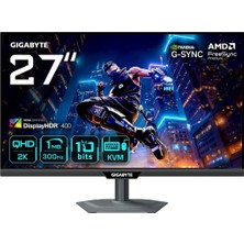 Gigabyte M27Q3 27" 1 Ms 2k Pivot IPS 300 Hz Oyuncu Monitörü Teşhir