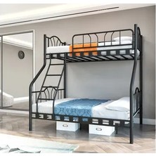 Vivense Argimo Imaj Üçlü Metal Ranza, Siyah, 90X200