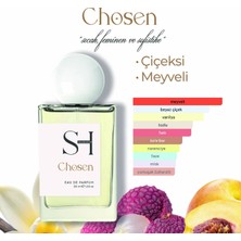 Sh Fragrances Chosen Edp Kadın Parfüm | Çiçeksi Meyveli | Şeftali-Litchi | Zambak-Erik | MISK-VANILYA,50ML