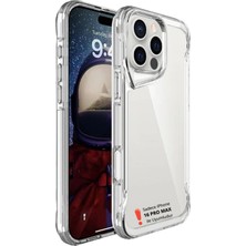Evax [airbag] iPhone 16 Pro Max Uyumlu Airbag Köşe Korumalı Arkası Sert Kenarları Kalın Silikon Kılıf