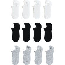 QUALITY WALKING Monochrome Series Sneaker Çorap 12'li Set