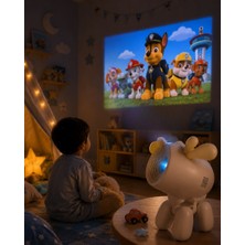 Magne Geyik Tasarımlı Akıllı Projeksiyon Cihazı 4K Wifi Bluetooth Destekli - TGR7215-9622