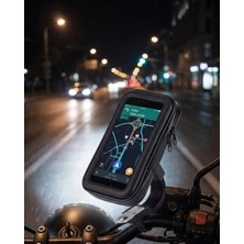 Astraltech Bisiklet Scooter Motosiklet Için Su Geçirmez Telefon Standı 360 Derece Döner