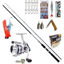 Okuma Aria-3000a Daiwa Sweepfire 210cm 10-30gr Spin Olta Takımı Seti