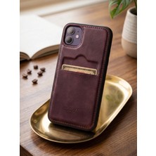 Dörtel Tedarik Iphone Hakiki Deri Dikişli Karlıklı Kılıf Iphone 11