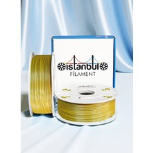 İstanbul Filament 3D Baskı Pla Silk+ Antik Gold Parlak Filament 1 kg Ø 1,75MM ± 0,05 mm