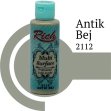 TeknoKapsül Multi Surface 2112 Antik Bej Akrilik Boya 120 cc