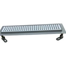 Veka 40 cm Paslanmaz Çelik Lineer Duş Kanalı Gideri – Ayarlanabilir Ayaklı Duş Süzgeci