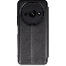 TeknoKapsül Redmi A3 4g Kılıf Flip Cover - Siyah