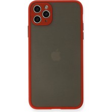 TeknoKapsül Iphone 11 Kılıf Montreal Silikon Kapak - Kırmızı