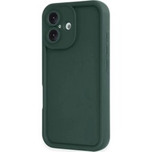 TeknoKapsül Iphone 16 Kılıf Viera Silikon - Koyu Yeşil