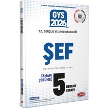 Data Yayınları 2026 Gys T.c. Gençlik ve Spor Bakanlığı Şef Tamamı Çözümlü 5 Deneme