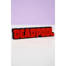 Hunga Deadpool Logo - Masa Üstü Figür
