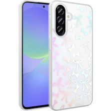 Cepustik Telefon Aksesuarları Galaxy A36 Kılıf Şeffaf Figürlü Folk Sert Kılıf Fiyonk