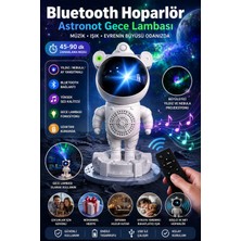 Empressco Nextbuy Astronot Bluetooth Hoparlör Galaxy Bulutsusu Ay Tavan Gökyüzü Projektör Zamanlayıcı Gece Lambası - Fiyatı, Yorumları