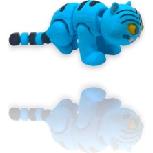 Huntrix (Huntr/x) Derpy Tiger 10 cm Kaliteli  LOY3D Baskı, Boya Yok, Oynar Eklem