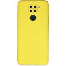 TeknoKapsül Redmi Note 9 Kılıf Nano Içi Kadife Silikon - Sarı