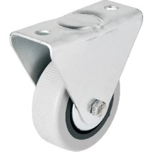 TeknoKapsül Hts 106 - 50 mm Sabit Kapaklı Gri Pvc Teker