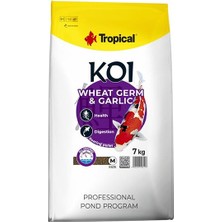 Tropical Koi Wheat Germ Garlic Pellet Size M 7kg