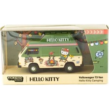 Tarmac Hello Kitty Volkswagen T3 Van 1:64 Model Araba