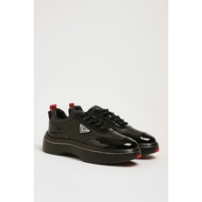 Faruk Balkanas Armando Model Hakiki Kombinasyonlu Deri Ithal Taban Sneaker Ayakkabı