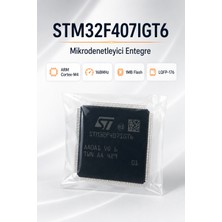 Anunnaki STM32F407IGT6 Mikrodenetleyici Entegre Arm Cortex-M4 168MHZ 1mb Flash LQFP-176 Smd Ic