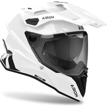 Airoh Commander 2 Beyaz Parlak Motosiklet Kaskı