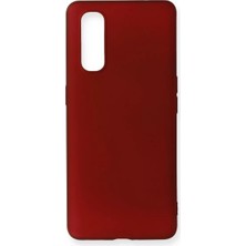 TeknoKapsül Find X2 Kılıf First Silikon - Bordo