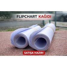 Orbak Kağıtçılık Flipchart Kağıdı Pano Kağıdı Yazı Tahtası Kağıdı 100 Adet