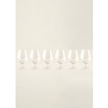 Bella Maison Shape Kristal 6'lı Kahve Yanı Su Bardağı Naturel (180 Cc)
