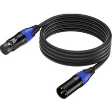 YKA Xlr Erkek-Dişi Kablo Kaliteli Balanslı 15 Metre