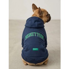 United Colors Of Benetton BNT-S2507 Kapişonlu Sweatshirt Lacivert